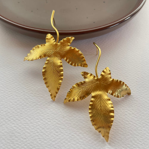 Aretes Hojas Lorein