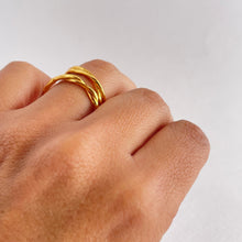 Cargar imagen en el visor de la galería, Anillo Raiz Dorado