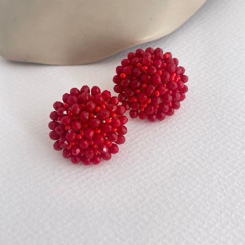 Aretes Calipso Rojos