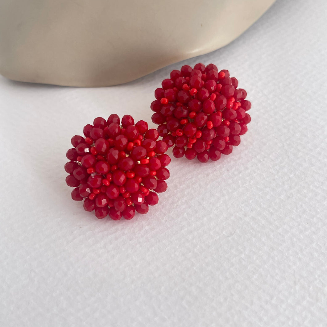 Aretes Calipso Rojos