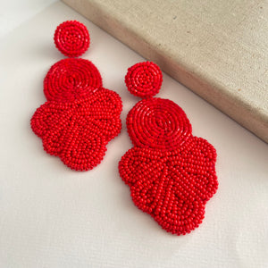 Aretes Madison Rojos