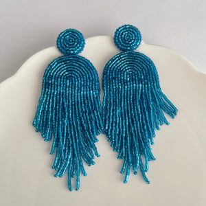 Aretes Medusa Turquesa