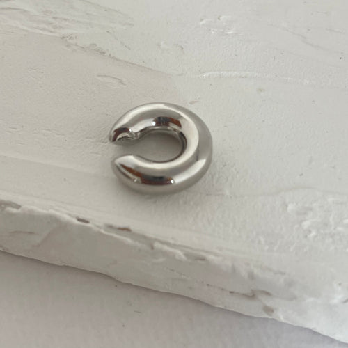 Ear cuff liso silver